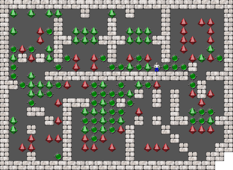 Sokoban Mass Remodel level 2068